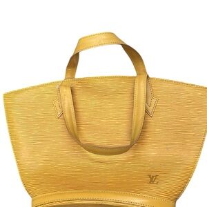 Louis Vuitton Yellow Epi Leather Tote